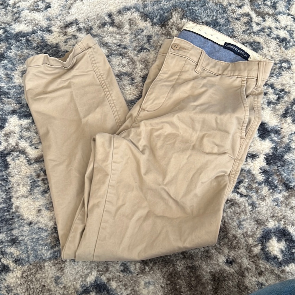 Cremieux 30x30 khaki pants comfort stretch